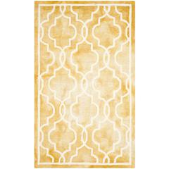 DIP DYE, GOLD / IVORY, 3' X 5', Area Rug, DDY539H-3
