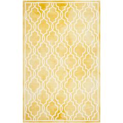 DIP DYE, GOLD / IVORY, 5' X 8', Area Rug, DDY539H-5
