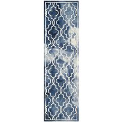 DIP DYE, NAVY / IVORY, 2'-3" X 8', Area Rug, DDY539N-28