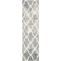 DIP DYE, GREY / IVORY, 2'-3" X 8', Area Rug, DDY540C-28