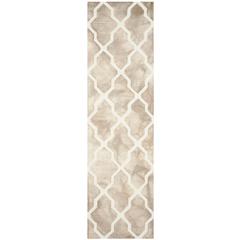 DIP DYE, BEIGE / IVORY, 2'-3" X 8', Area Rug, DDY540G-28