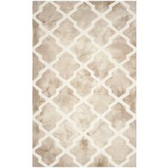 DIP DYE, BEIGE / IVORY, 5' X 8', Area Rug, DDY540G-5
