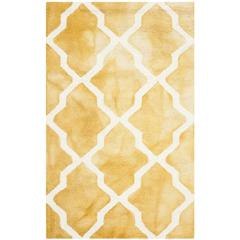 DIP DYE, GOLD / IVORY, 2'-6" X 4', Area Rug, DDY540H-24