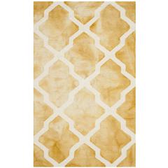 DIP DYE, GOLD / IVORY, 3' X 5', Area Rug, DDY540H-3