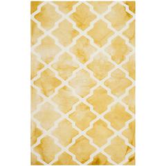 DIP DYE, GOLD / IVORY, 5' X 8', Area Rug, DDY540H-5