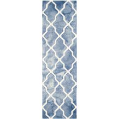 DIP DYE, BLUE / IVORY, 2'-3" X 8', Area Rug, DDY540K-28