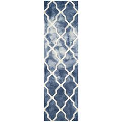 DIP DYE, NAVY / IVORY, 2'-3" X 8', Area Rug, DDY540N-28