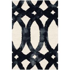 DIP DYE, IVORY / GRAPHITE, 2' X 3', Area Rug