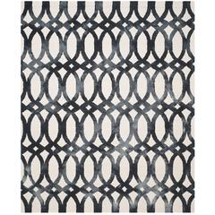 DIP DYE, IVORY / GRAPHITE, 8' X 10', Area Rug