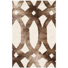 DIP DYE, IVORY / CHOCOLATE, 2' X 3', Area Rug, DDY675E-2