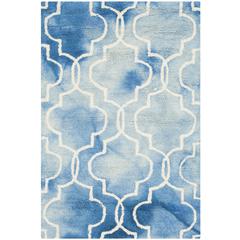 DIP DYE, BLUE / IVORY, 2' X 3', Area Rug, DDY676G-2