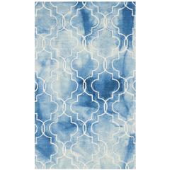 DIP DYE, BLUE / IVORY, 3' X 5', Area Rug, DDY676G-3