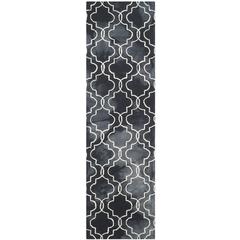 DIP DYE, GRAPHITE / IVORY, 2'-3" X 8', Area Rug, DDY676J-28