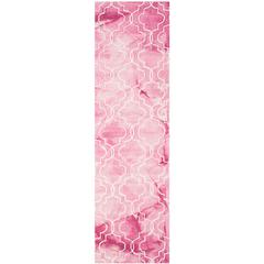 DIP DYE, ROSE / IVORY, 2'-3" X 8', Area Rug