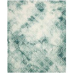 DIP DYE, GREEN / IVORY, 8' X 10', Area Rug, DDY676Q-8