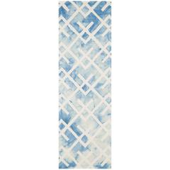 DIP DYE, BLUE / IVORY, 2'-3" X 8', Area Rug, DDY677G-28