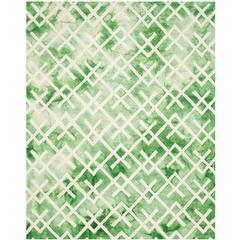 DIP DYE, GREEN / IVORY, 8' X 10', Area Rug, DDY677Q-8
