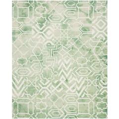 DIP DYE, GREEN / IVORY, 8' X 10', Area Rug, DDY678Q-8