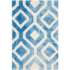 DIP DYE, IVORY / BLUE, 2' X 3', Area Rug, DDY679A-2