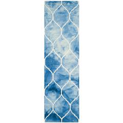 DIP DYE, BLUE / IVORY, 2'-3" X 8', Area Rug, DDY685G-28