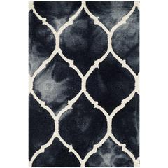 DIP DYE, GRAPHITE / IVORY, 2' X 3', Area Rug, DDY685J-2