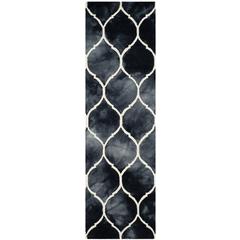 DIP DYE, GRAPHITE / IVORY, 2'-3" X 8', Area Rug, DDY685J-28