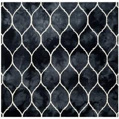 DIP DYE, GRAPHITE / IVORY, 7' X 7' Square, Area Rug, DDY685J-7SQ