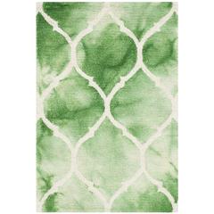 DIP DYE, GREEN / IVORY, 2' X 3', Area Rug, DDY685Q-2