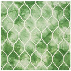DIP DYE, GREEN / IVORY, 7' X 7' Square, Area Rug, DDY685Q-7SQ