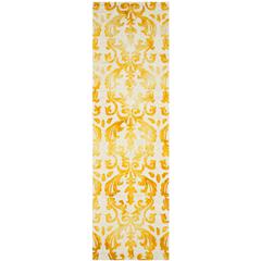 DIP DYE, IVORY / GOLD, 2'-3" X 8', Area Rug, DDY689A-28