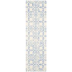 DIP DYE, IVORY / BLUE, 2'-3" X 8', Area Rug, DDY711A-28