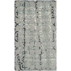 DIP DYE, GREY / CHARCOAL, 3' X 5', Area Rug, DDY711B-3