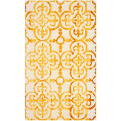 DIP DYE, IVORY / GOLD, 3' X 5', Area Rug, DDY711C-3