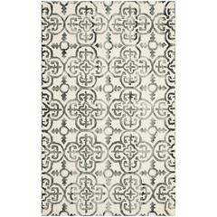 DIP DYE, IVORY / CHARCOAL, 5' X 8', Area Rug, DDY711D-5