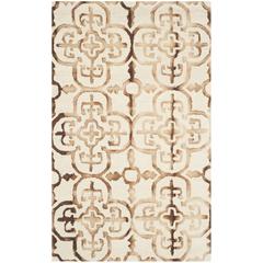 DIP DYE, IVORY / CAMEL, 3' X 5', Area Rug, DDY711E-3