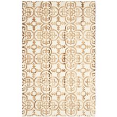 DIP DYE, IVORY / CAMEL, 5' X 8', Area Rug, DDY711E-5