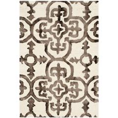 DIP DYE, IVORY / BROWN, 2' X 3', Area Rug