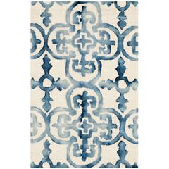 DIP DYE, IVORY / NAVY, 2' X 3', Area Rug, DDY711P-2