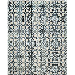DIP DYE, IVORY / NAVY, 8' X 10', Area Rug, DDY711P-8