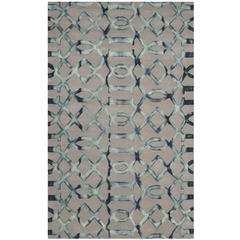 DIP DYE, GREY / CHARCOAL, 5' X 8', Area Rug, DDY712B-5