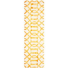 DIP DYE, IVORY / GOLD, 2'-3" X 8', Area Rug, DDY712C-28