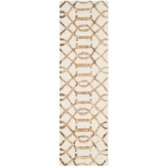 DIP DYE, IVORY / CAMEL, 2'-3" X 8', Area Rug, DDY712E-28