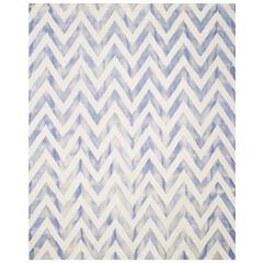 DIP DYE, IVORY / BLUE, 8' X 10', Area Rug, DDY715A-8