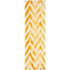 DIP DYE, IVORY / GOLD, 2'-3" X 8', Area Rug, DDY715C-28