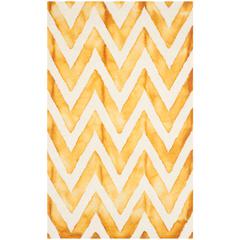 DIP DYE, IVORY / GOLD, 3' X 5', Area Rug, DDY715C-3