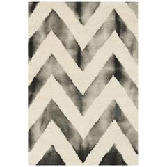DIP DYE, IVORY / CHARCOAL, 2' X 3', Area Rug, DDY715D-2