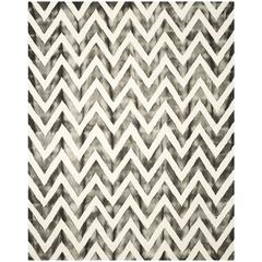 DIP DYE, IVORY / CHARCOAL, 8' X 10', Area Rug, DDY715D-8