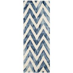 DIP DYE, IVORY / NAVY, 2'-3" X 6', Area Rug, DDY715P-26
