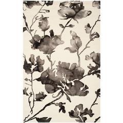 DIP DYE, IVORY / CHARCOAL, 5' X 8', Area Rug, DDY716D-5