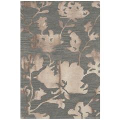 DIP DYE, GREY / BEIGE, 2' X 3', Area Rug